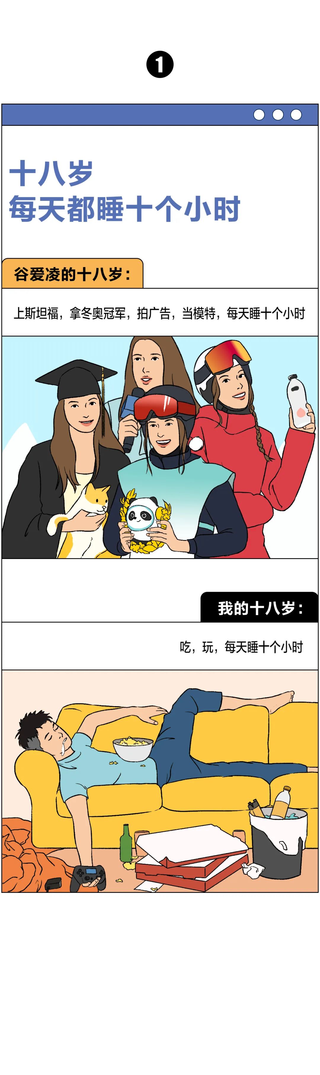 普通人和冬奧冠軍的共同點(diǎn)，看完破防了